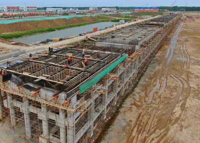 河南淮濱 堅(jiān)守崗位建“大港”，擘畫通江達(dá)海新藍(lán)圖